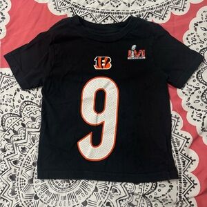Black Kids Shirt with Number 9